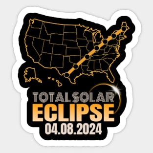 Total Solar Eclipse Sticker